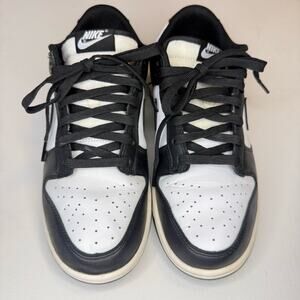 Nike Dunk Low Retro Sneakers Black White Panda Men's size 8